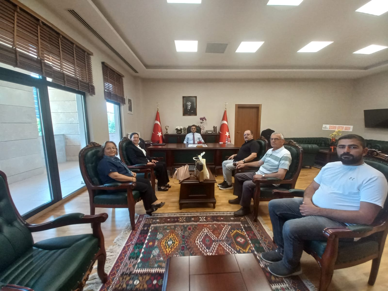 KENT KONSEYİ BAŞKANLIĞI OLARAK YENİ KAYMAKAMIMIZ MUSTAFA HAMİT KIYICI'YI ZİYARETTE BULUNDUK..
